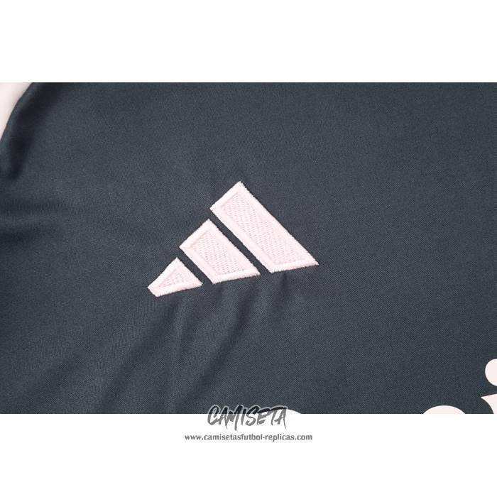 Chandal del Real Madrid 2024-2025 Manga Corta Gris - Pantalon Corto